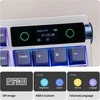 EPOMAKER pilno dydžio belaidė mechaninė klaviatūra su ekranu ir valdymo ratuku, RGB, Hot-Swap, TH108 PRO