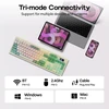 Epomaker S102 PRO žaidimų klaviatūra su TFT ekranu, RGB, BT/2.4G/USB, membraninė, skaičių blokas