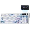 Epomaker TH99 PRO belaidė mechaninė klaviatūra, 96% išdėstymas, RGB, 10000 mAh, su ekranu ir ratuku