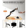 ErGear stalo monitoriaus laikiklis 13–34 colių ekranams iki 9kg, VESA 75/100 mm EGDMA69B