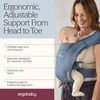 Ergobaby Embrace ergonominė nešioklė naujagimiams 3,2–11,3kg, Oxford Mėlyna, BCEMAOXBLU