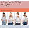 Ergobaby kūdikio nešioklė Omni Breeze SoftFlex tinklelis, 4 padėtys, 3,2–20,4kg, BCZ360PCRMFLRDAD