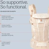 Ergobaby kūdikio nešioklė Omni Breeze SoftFlex tinklelis, 4 padėtys, 3,2–20,4kg, BCZ360PCRMFLRDAD
