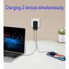 Ernydal sieninis USB-C/USB kroviklis 65 W GaN II, 2 jungtys, PD, PPS, Slim, juodas