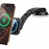 ESR HaloLock magnetinis bevielis automobilinis įkroviklis su laikikliu, 18 W, juodas