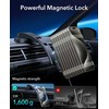 ESR HaloLock magnetinis bevielis automobilinis įkroviklis su laikikliu, 18 W, juodas