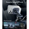 ESR HaloLock Qi2 magnetinis automobilinis telefono laikiklis–kroviklis 15 W, juodas
