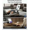 ESR Shift klaviatūros dėklas iPad Air 13" (M3/M2) 2025/2024, Bluetooth, apšviesta, pilka