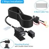 eSynic motociklo USB įkroviklis, vandeniui atsparus, 24 W, 1,82 m kabelis, LATAT057