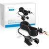 eSynic motociklo USB įkroviklis, vandeniui atsparus, 24 W, 1,82 m kabelis, LATAT057