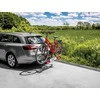 EUFAB dviračio laikiklis Amber 1 automobiliui ant kablio, 1 dviračiui, tinka elektriniams dviračiams, juodas