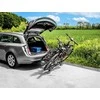 EUFAB dviračių laikiklis automobiliui, 2 dviračiams, 60,14 kg, juodas, 12010LAS