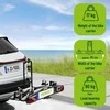 Eufab dviračių laikiklis automobiliui ant kablio, 2 dviračiams, 60 kg apkrova, Premium 11