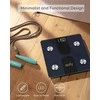 eufy išmaniosios svarstyklės kūnui C1, LED ekranas, Bluetooth, 12 matavimų