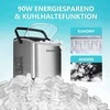 EUHOMY ledo kubelių gaminimo aparatas, 12 kg per parą, nerūdijančio plieno, 1,2 l talpa