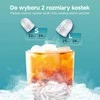 EUHOMY ledo kubelių gaminimo aparatas, 12 kg per parą, nerūdijančio plieno, 1,2 l talpa