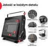 EVOCAMP nešiojamas dujinis šildytuvas 1,7 kW, keraminis, lauko naudoti, BDZ-Q1000