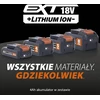 Evolution Power Tools akumuliatorinės kampinės pjovimo staklės 185 mm, 850 W, 18 V, R185CMS-Li