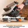 Evolution Power Tools staklės R210MTS-G2, 210 mm, 1500 W, daugiafunkcė miterio ir stalo pjūklas