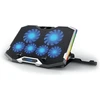 Ewent EW1260 nešiojamojo kompiuterio aušinimo stovas su 6 ventiliatoriais ir RGB apšvietimu