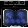 Ewent EW1260 nešiojamojo kompiuterio aušinimo stovas su 6 ventiliatoriais ir RGB apšvietimu