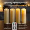 EXTSUD LED žvakė, 31,5 cm, su nuotoliniu valdymu, 2338242