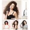 Exyvox keraminės garbanojimo žnyplės 9 mm, 120–220 °C, Rose auksinis curling irons
