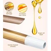 Exyvox keraminės garbanojimo žnyplės 9 mm, 120–220 °C, Rose auksinis curling irons