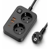 EYMUOBC ilgintuvas su 2 lizdais, 4 USB prievadais, USB-C 20 W ir 2 m laidu PWOST02