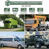 EYPINS universalūs LED galiniai priekabos žibintai 12 V, 21 W, 7 kontaktų, 7.5 m, MY363a