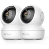 EZVIZ vidaus apsaugos IP kamera, 1080p, Wi-Fi, su naktiniu matymu, C6N 2 MP Baltas 2PK