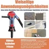 FANZTOOL betono šlifuoklis 1500 W, reguliuojamas greitis, 125 mm diskas, T formos rankena, modelis 01