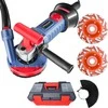 FANZTOOL betono šlifuoklis 1500 W su reguliuojamu greičiu, 125 mm deimantiniais diskais, T formos rankena