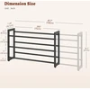 FAVOOSTY ištraukiamas metalinis batų stovas, 3 pakopų, reguliuojamas, juodas, SMA5020B-EU