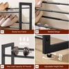 FAVOOSTY ištraukiamas metalinis batų stovas, 3 pakopų, reguliuojamas, juodas, SMA5020B-EU