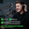 FDUCE dinaminis podcastų mikrofonas su USB ir XLR jungtimis, statyvu ir valdikliais SL40 Plus
