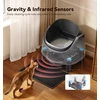FEELNEEDY automatinė savaime išsivalanti kačių kraiko dėžė su programėle, 1–15 kg, 4075B