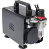 Fengda aerografo mini kompresorius 4 bar, 20 l/min su manometru AS-18A