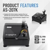 Fengda aerografo rinkinys su kompresoriumi, 0,2 mm purkštuku ir 1,8 m žarna FD-207K