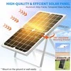 FEOXSHAL saulės energijos tvenkinio pompa, 15 W, 720 l/h, 4 purkštukai, sodo fontanams