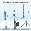 FGen LED softbox apšvietimo rinkinys 40x40 cm, 85 W su stovu 150 cm