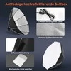 FGen LED softbox studijos rinkinys, 50 cm aštuonkampis, 85 W, 2700–6400 K, stovas 150 cm