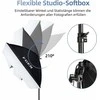 FGen LED studijinis softbox apšvietimo rinkinys, 2x 50x70 cm, 85 W, 2700–6400 K