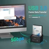 FIDECO diskų prijungimo stotelė SATA HDD ir SSD, USB 3.0, 36 TB, YPZ04-S2HC