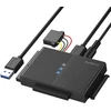 FIDECO HDD/SSD diskų adapteris USB 3.0 SATA ir IDE, 5 Gb/s, iki 16 TB, PL319