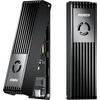 FIDECO M.2 NVMe ir SATA SSD dėklas su USB 3.2 Gen 2 10 Gbps, M211F