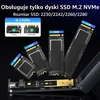 FIDECO M.2 NVMe SSD dėklas su USB 3.2 Gen 2, 10 Gb/s, be įrankių, M211CP