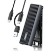 FIDECO M.2 NVMe SSD dėklas su USB 3.2 Gen 2, 10 Gb/s, be įrankių, M211CP
