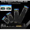 FIDECO M.2 NVMe SSD dėklas USB 3.2 Gen 2, iki 10 Gb/s, M ir M+B raktams, M210