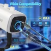 FIFINE dinaminis USB XLR mikrofonas žaidimams ir podcast, RGB, balta, MI13